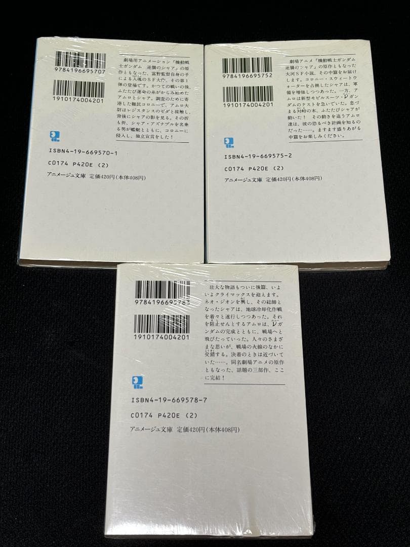 非売品　機動戦士ガンダム　GUNDAM 　逆襲のシャア　3冊セット