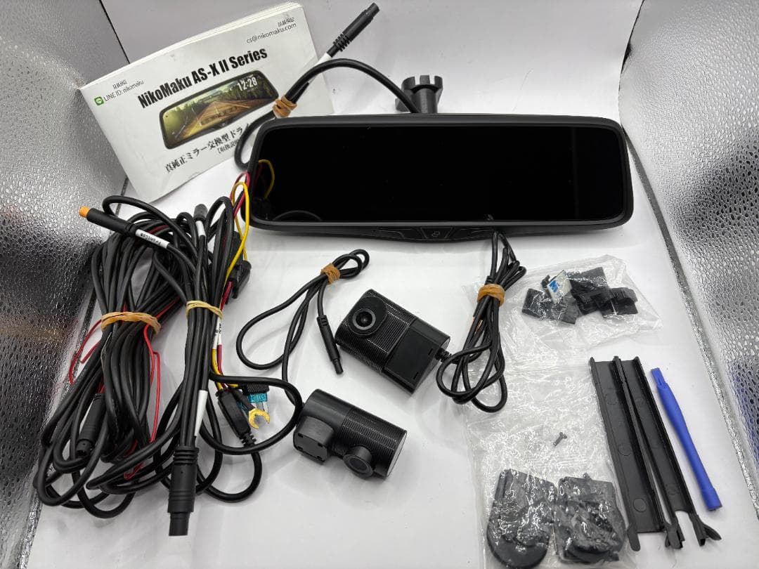 NikoMaru AS-XⅡ 純正ミラー交換タイプ 前後カメラ ドライブレコーダ