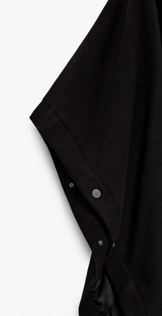 ZARA LIMITED EDITION ウール混ケープ　ポンチョ