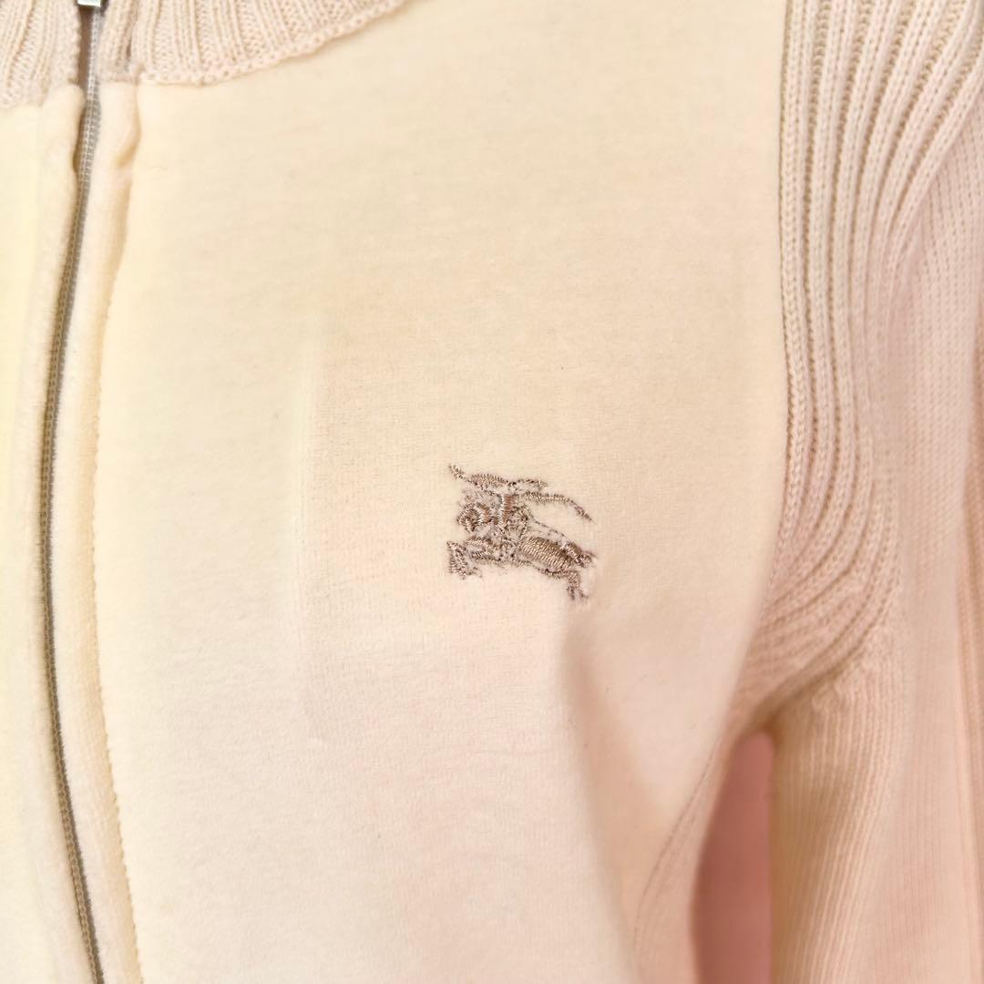 美品 バーバリー ロンドン ブルゾン ジャンパー カーディガン フルジップ L