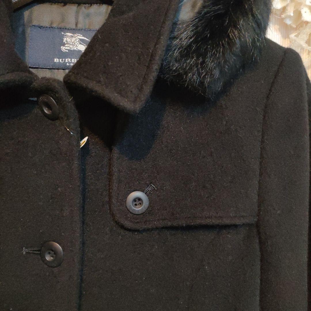 バーバリー　BURBERRY LONDON　アンゴラコート　１３０