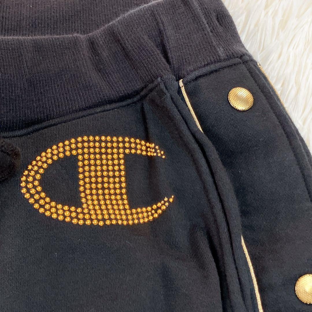 チャンピオン　ドレスキャンプ　ジャージ上下　セットアップ　スタッズ　ゴールド