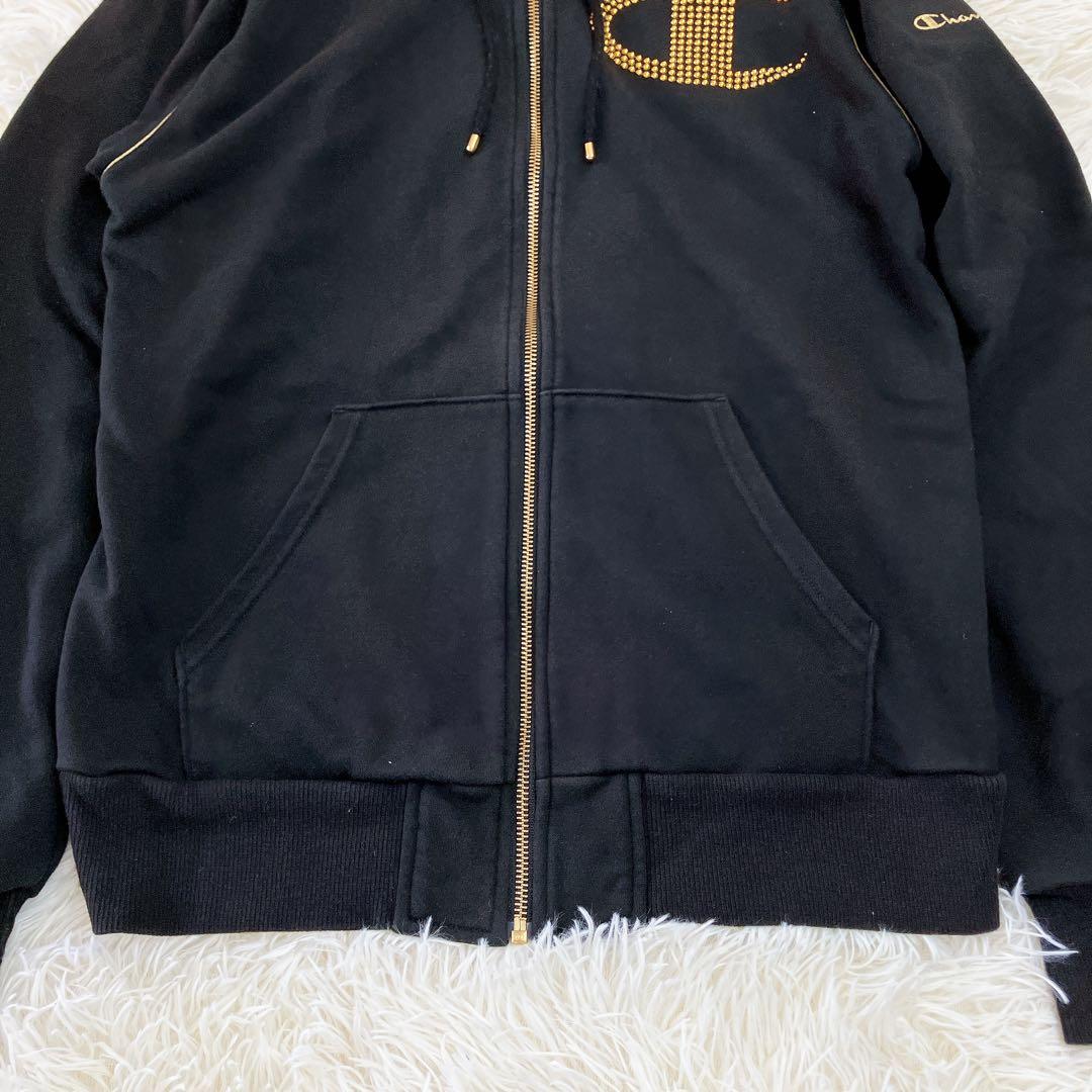 チャンピオン　ドレスキャンプ　ジャージ上下　セットアップ　スタッズ　ゴールド