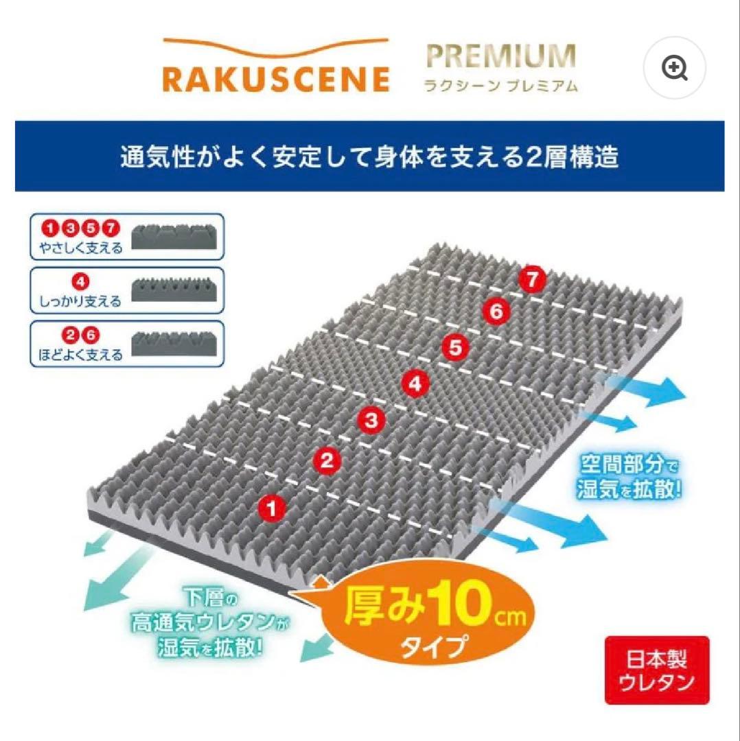 昭和西川ラクシーンプレミアム　シングルマットレス