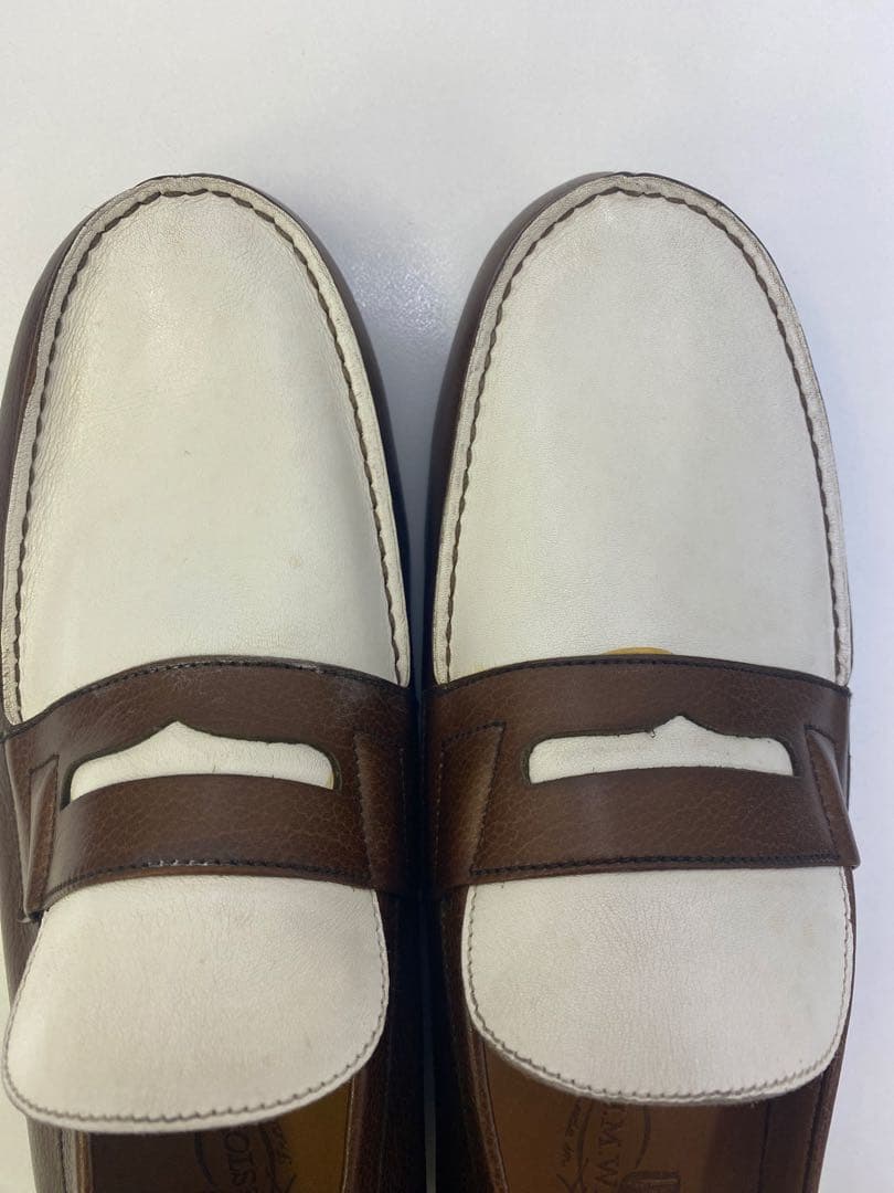 ローファー ブラウン ホワイト JMWESTON