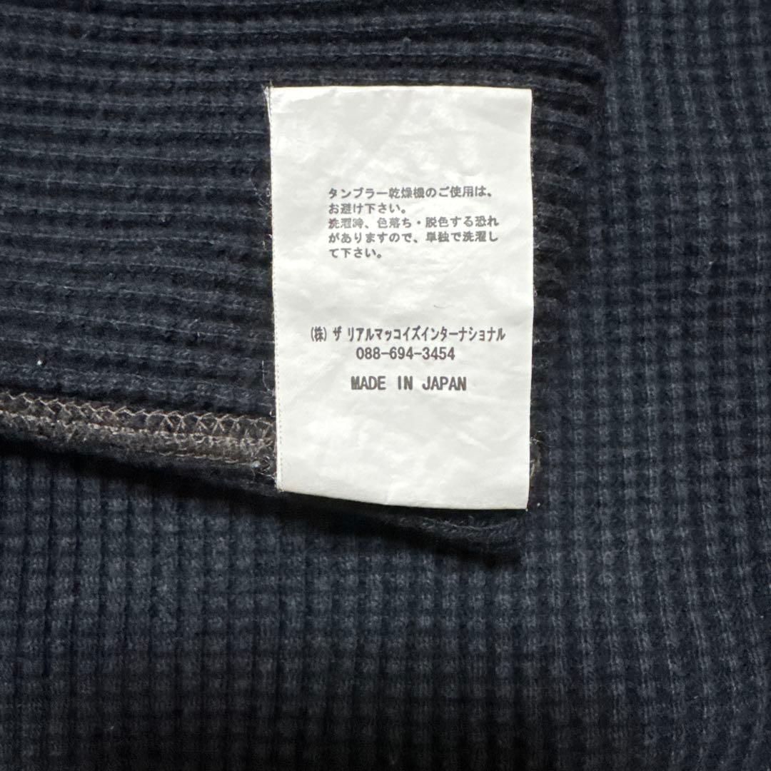 ザ・リアルマッコイズ Buco 長袖サーマル ブラック サイズL