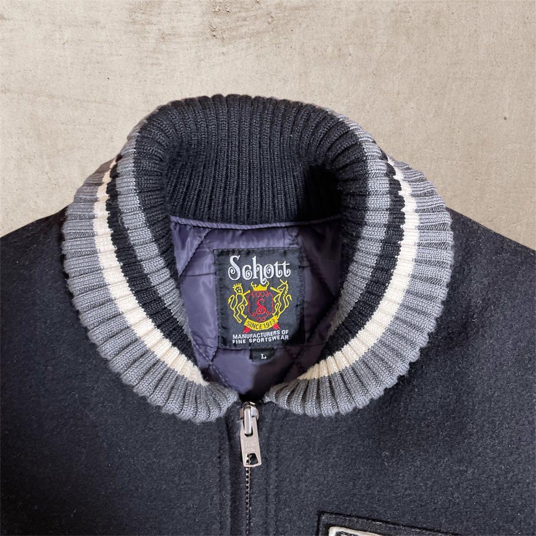 【24時間限定値下げ！】 Schott スタジャン キルティング 90s〜00s