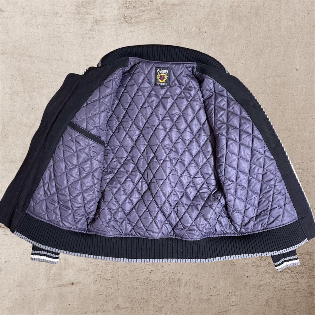 【24時間限定値下げ！】 Schott スタジャン キルティング 90s〜00s