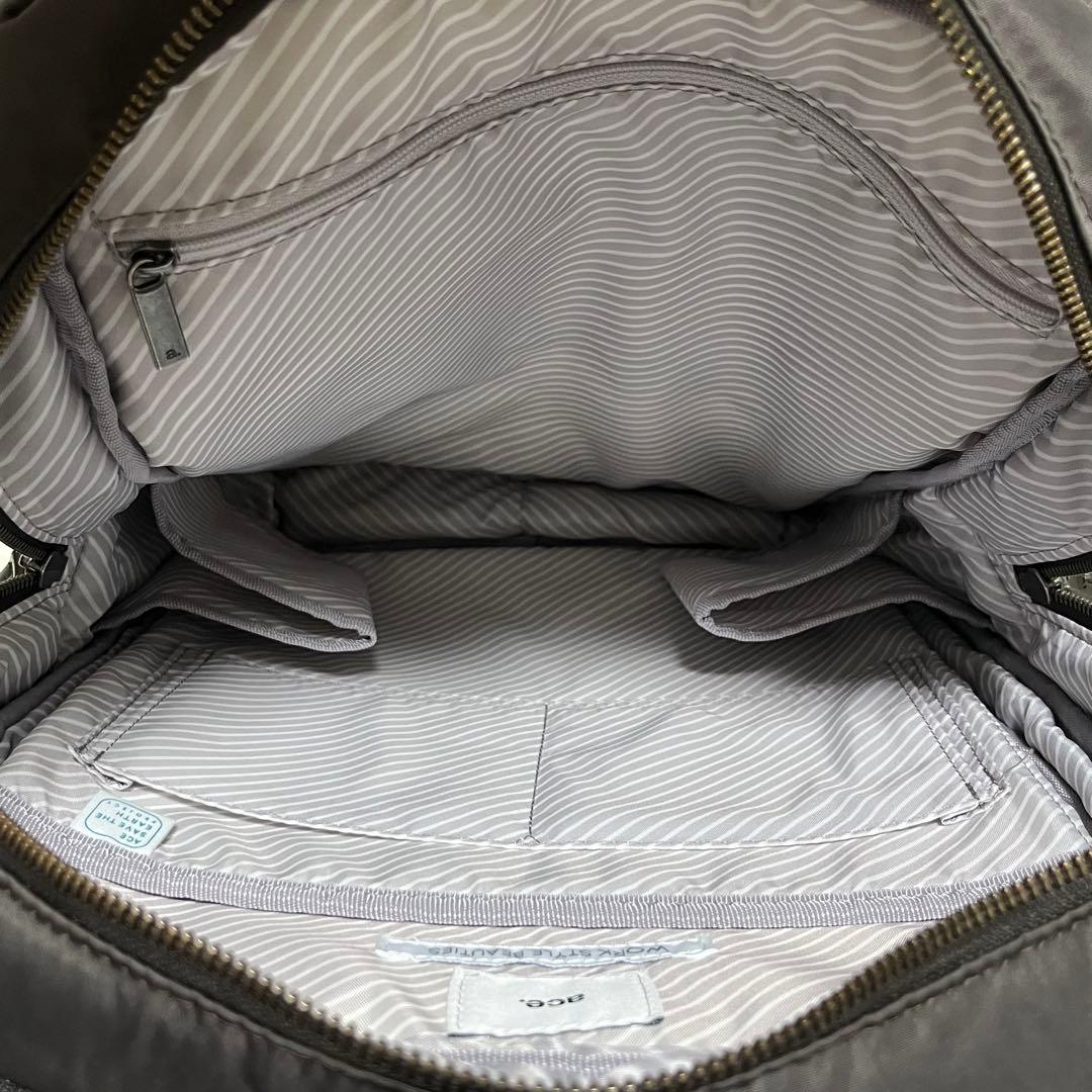 【美品】エースジーン フィッテム カーキ 14インチ