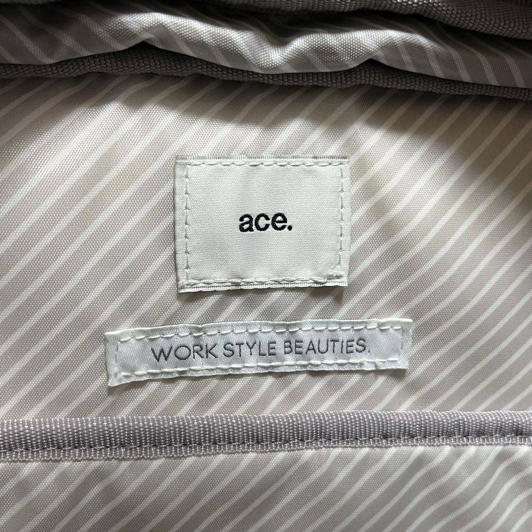 【美品】エースジーン フィッテム カーキ 14インチ