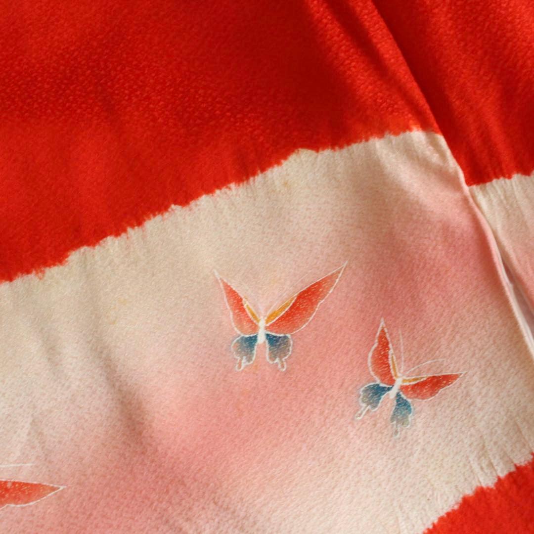 七五三 3歳 女の子 子供 正絹 着物 総絞り 被布 セット