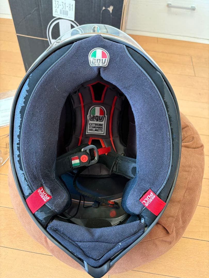 AGV コルサR シモンチェリ　アジアンフィットXL中古品　CORSA R