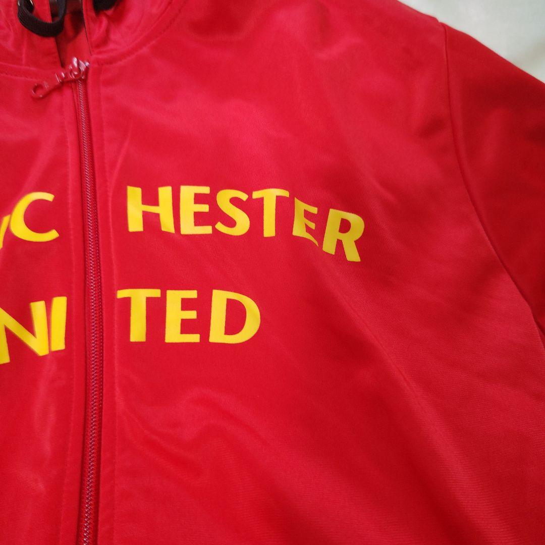 【レア☆MANCHESTER　UNITED】パーカー　OFFICIAL　赤　LL
