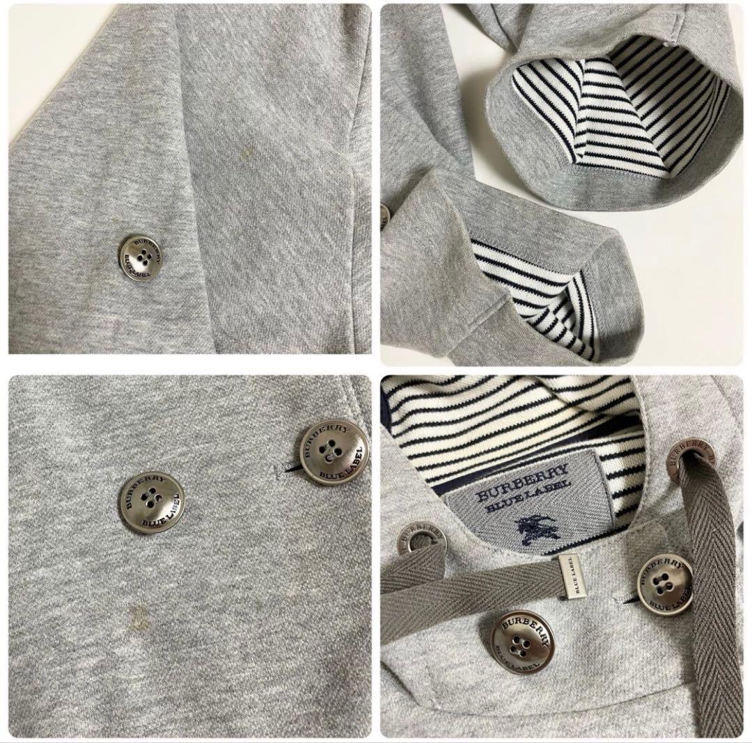 BURBERRY LONDON フード付きスウェットポンチョ38