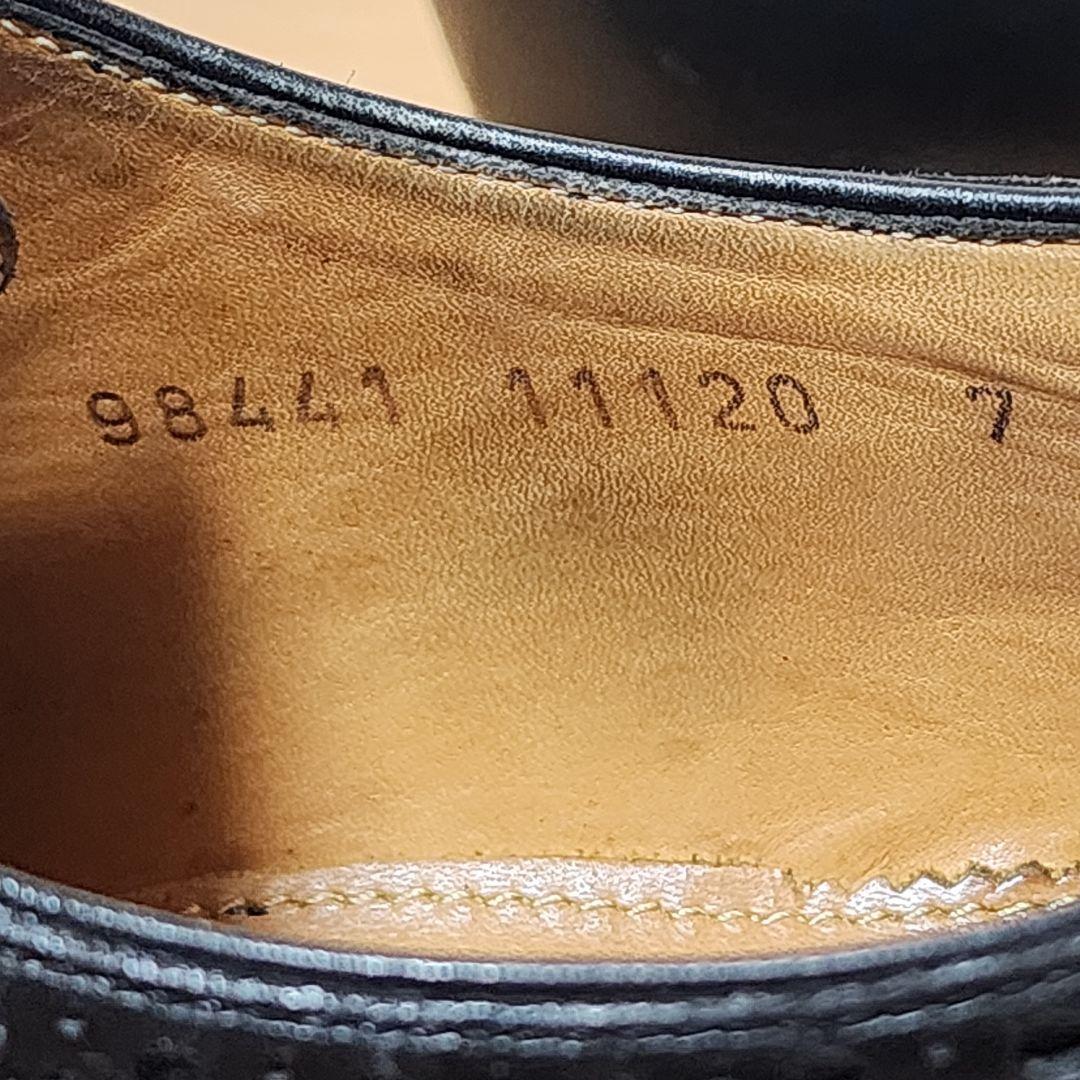 ジャランスリワヤ 革靴 25.5cm ビジネスシューズ ブラック セミブローグ