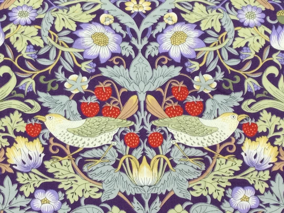 V＆A　いちご泥棒　掛けふとんカバーNo.107 ＆ 枕カバーNo.55 　2組