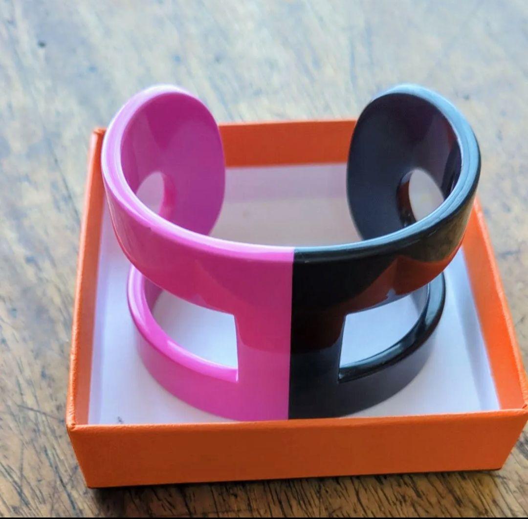 週末限定価格！HERMES　新同品　希少　バッファローホーン　バングル　アノ