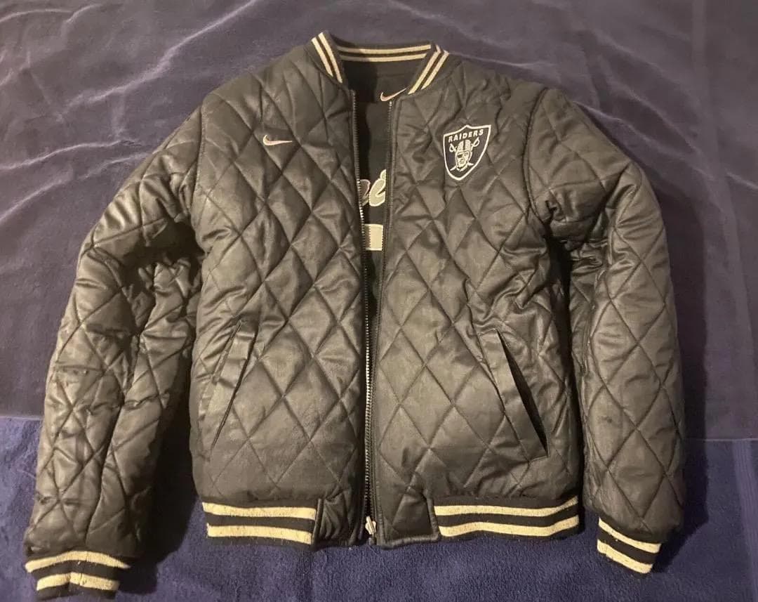 ★レアモデル★ナイキコラボ★ NIKE ナイキ スタジャン NFL レイダース