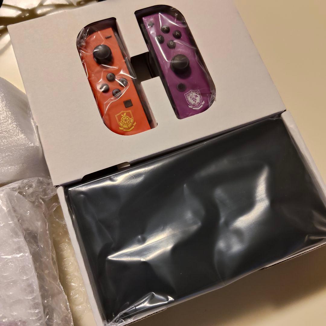 Nintendo Switch本体 有機ELモデル ポケモン スカーレット・バ…
