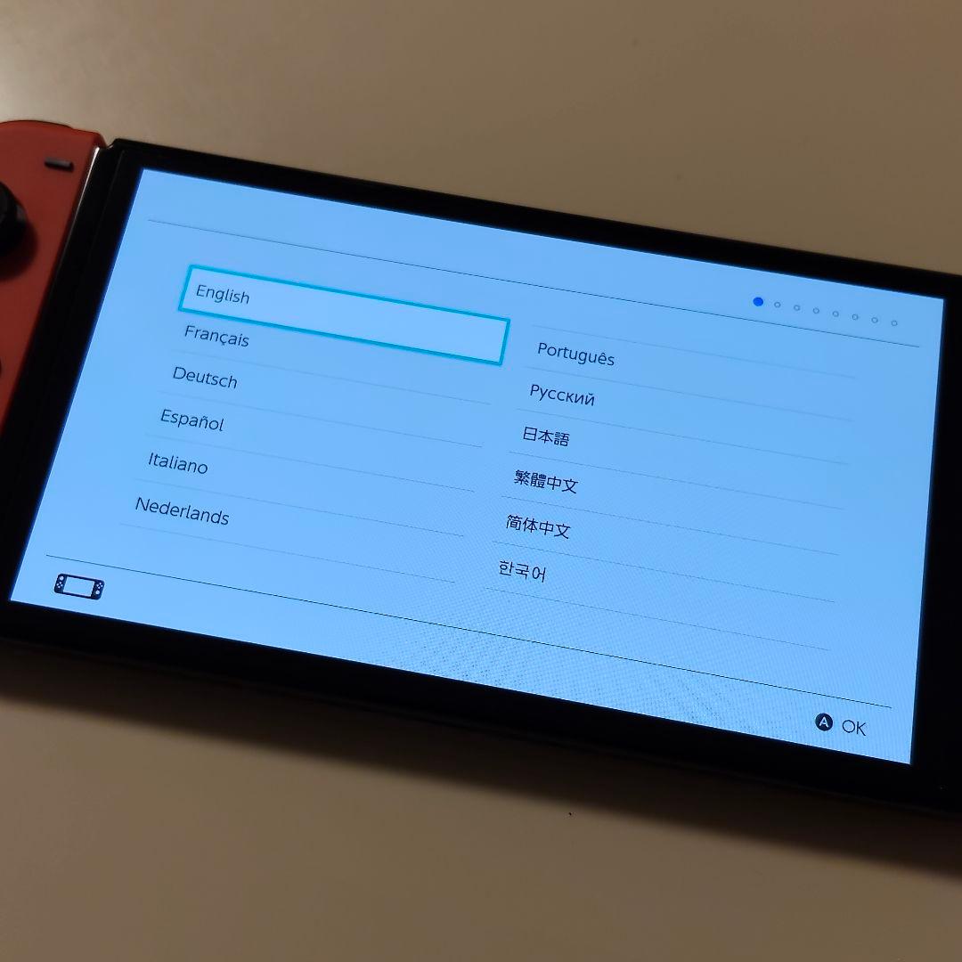 Nintendo Switch本体 有機ELモデル ポケモン スカーレット・バ…