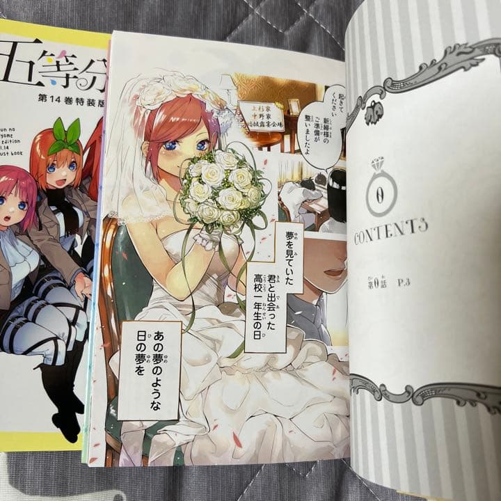 五等分の花嫁 0巻　特装版特典　公式設定資料