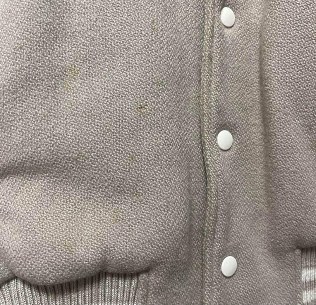 McGREGOR マックレガー スタジャン 袖レザー 刺繍ロゴ 中綿 メンズ L