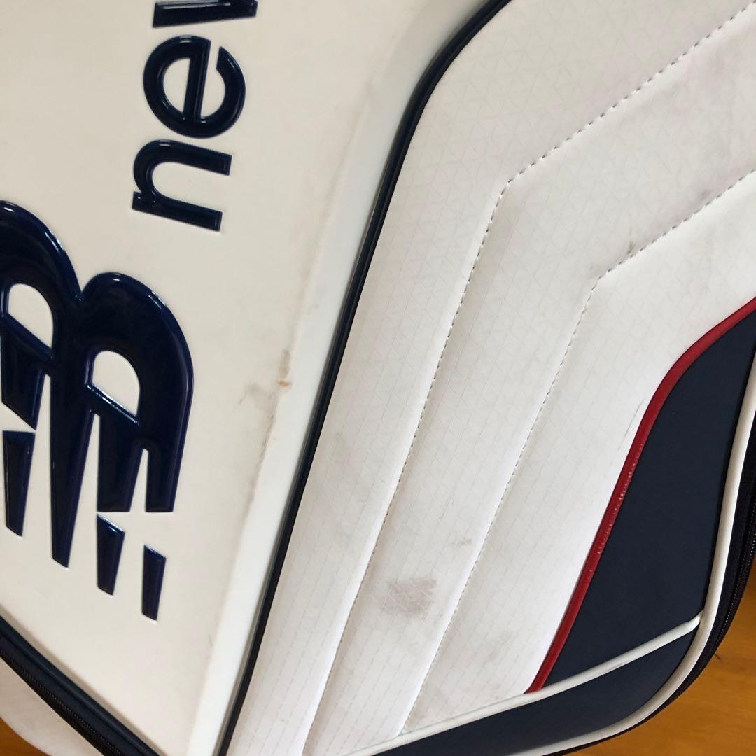 ニューバランス new balance キャディバッグ ホワイト フード付き