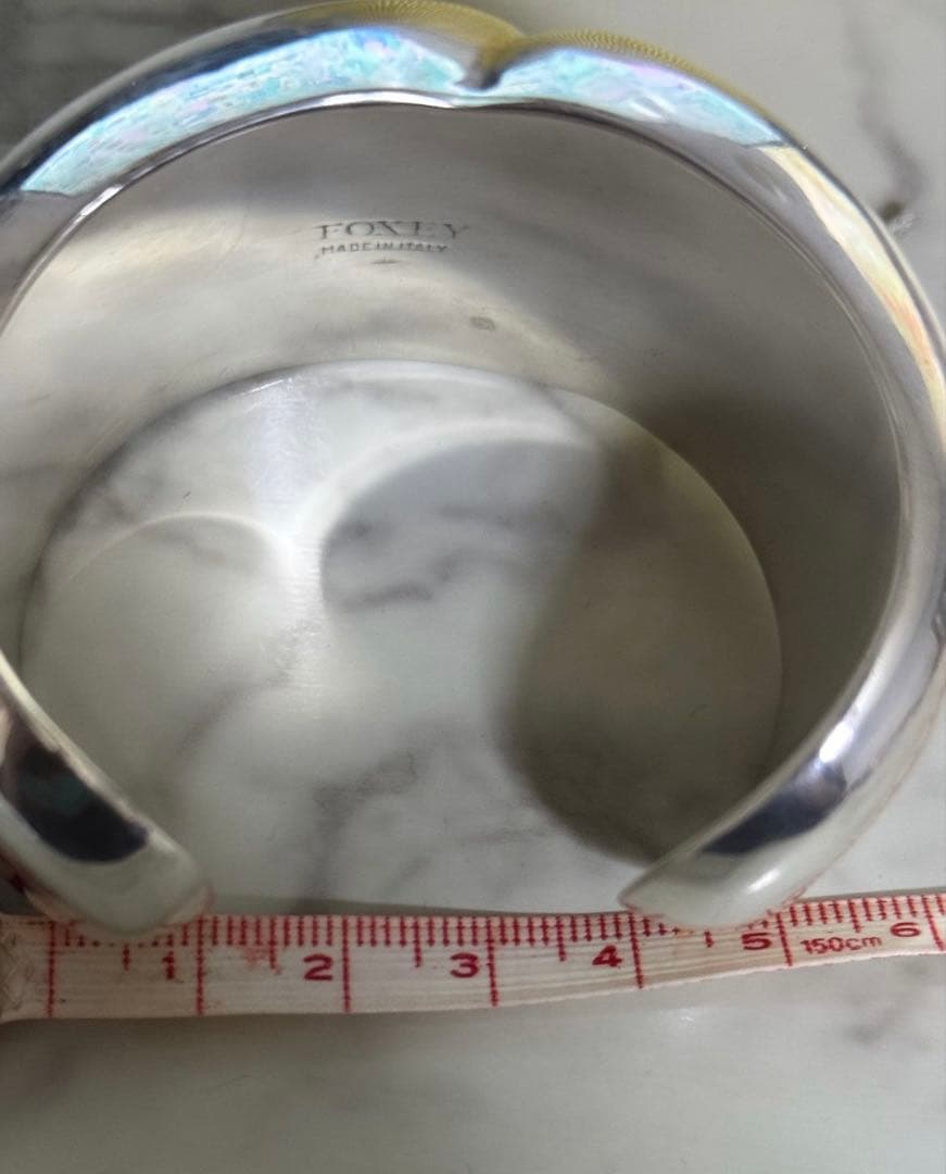 foxey バングル シルバー 925 カフ