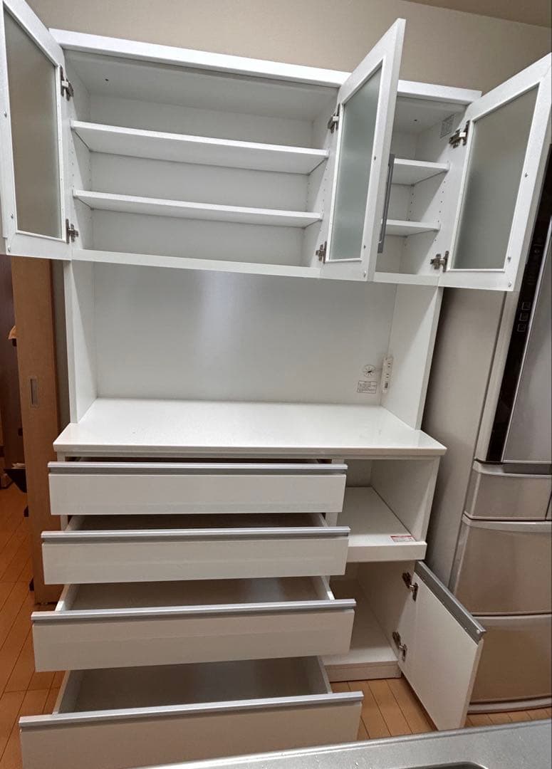 【5/17まで】キッチンボード 食器棚　レジューム　幅120