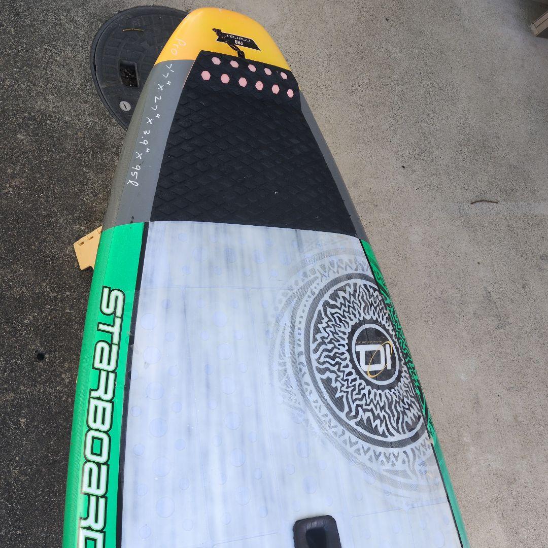 スターボード　sup PRO 7'7\"×27\"×3.9\"　手渡しのみ対応