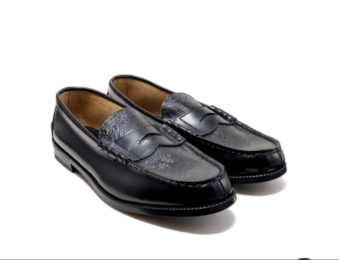 靴 The Kenford Fineshoes EMBOSSED LOAFERS