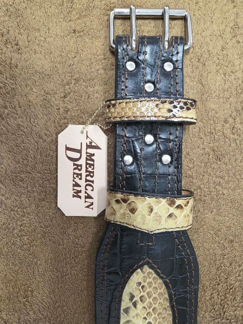 特注品、新品アメリカンドリーム トレーニングベルトSサイズ