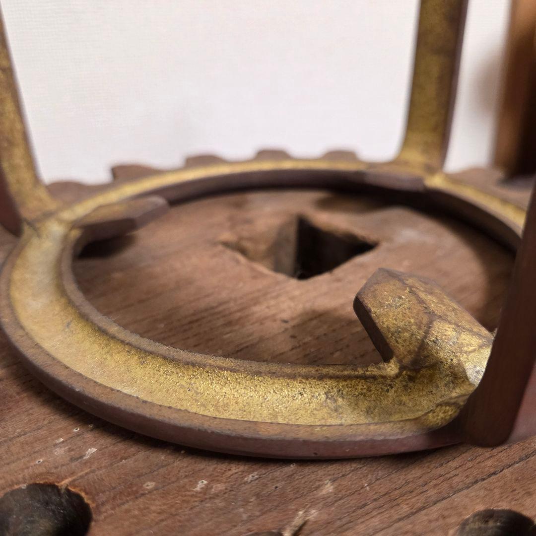 五徳　三つ足　３本足　竈子　五徳　鋳物　ぽってり　古道具