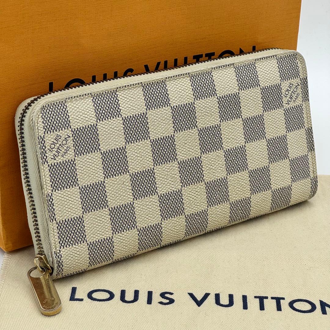 ヴィトン ダミエ アズール ジッピーウォレット 長財布 ラウンド ファスナー