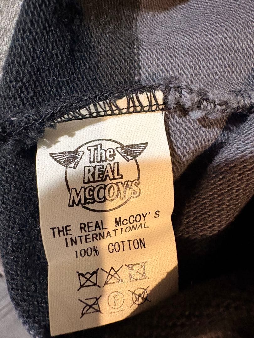 Buco グレーとブラックのストライプ長袖Tシャツ L