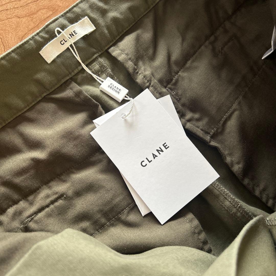 CLANE クラネ　WIDE TUCK WORK PANTS サイズ1