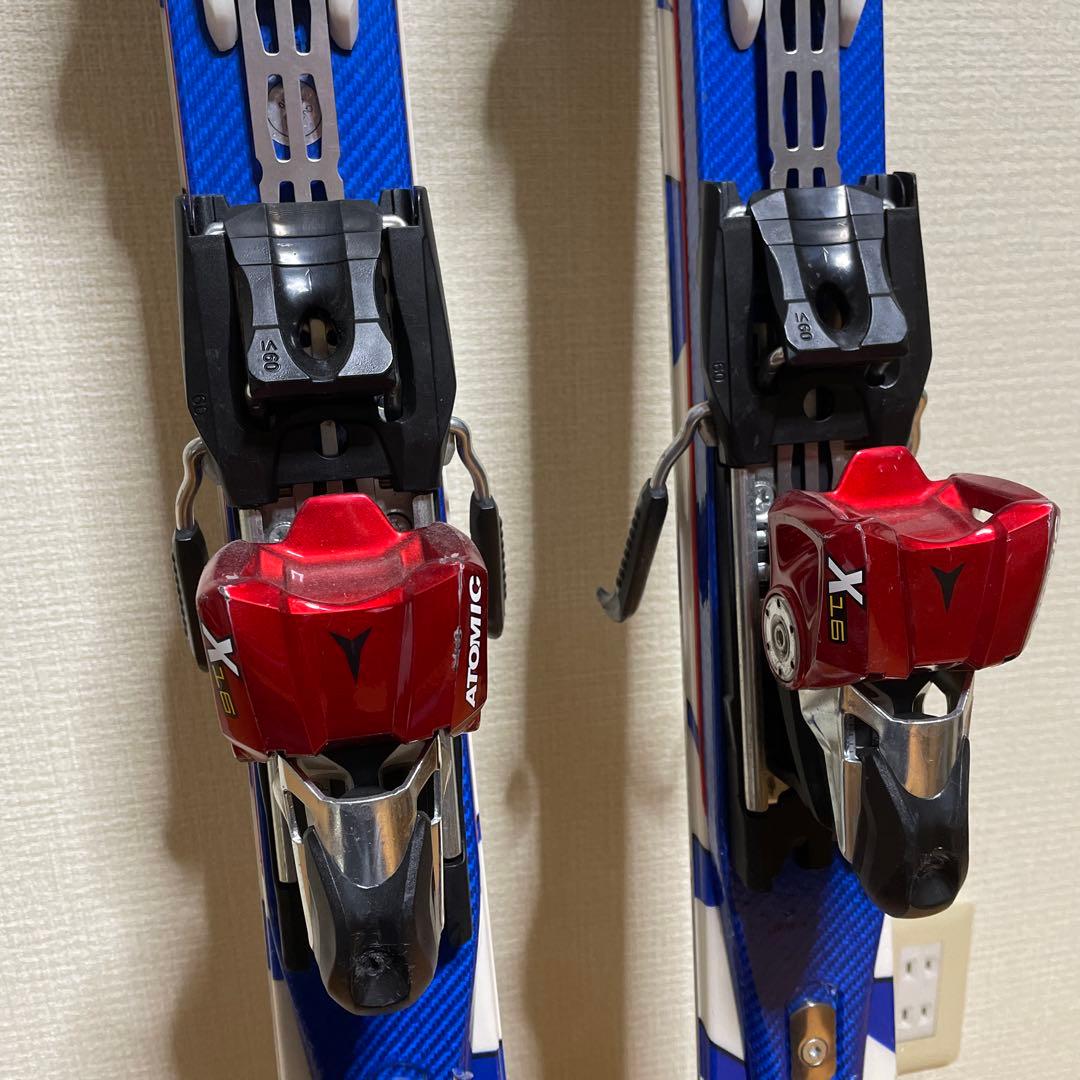 ATOMIC DEMOX スキー板ビンディング付き　ブルー　169cm