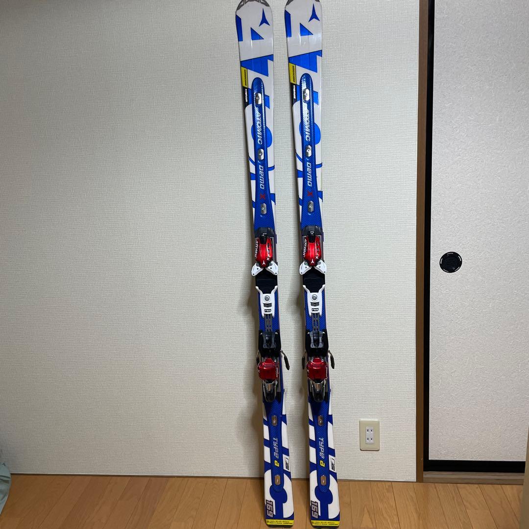 ATOMIC DEMOX スキー板ビンディング付き　ブルー　169cm
