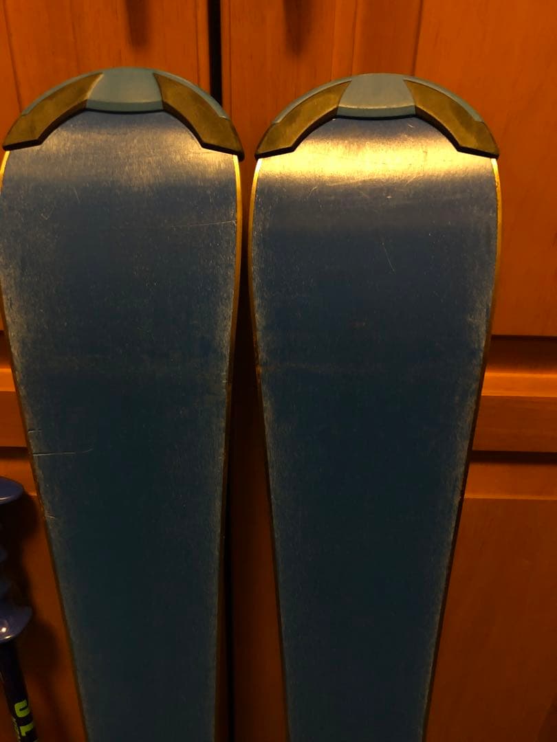 ゆうき☆キッズ　カービングスキー板110cm ストック85cm セット