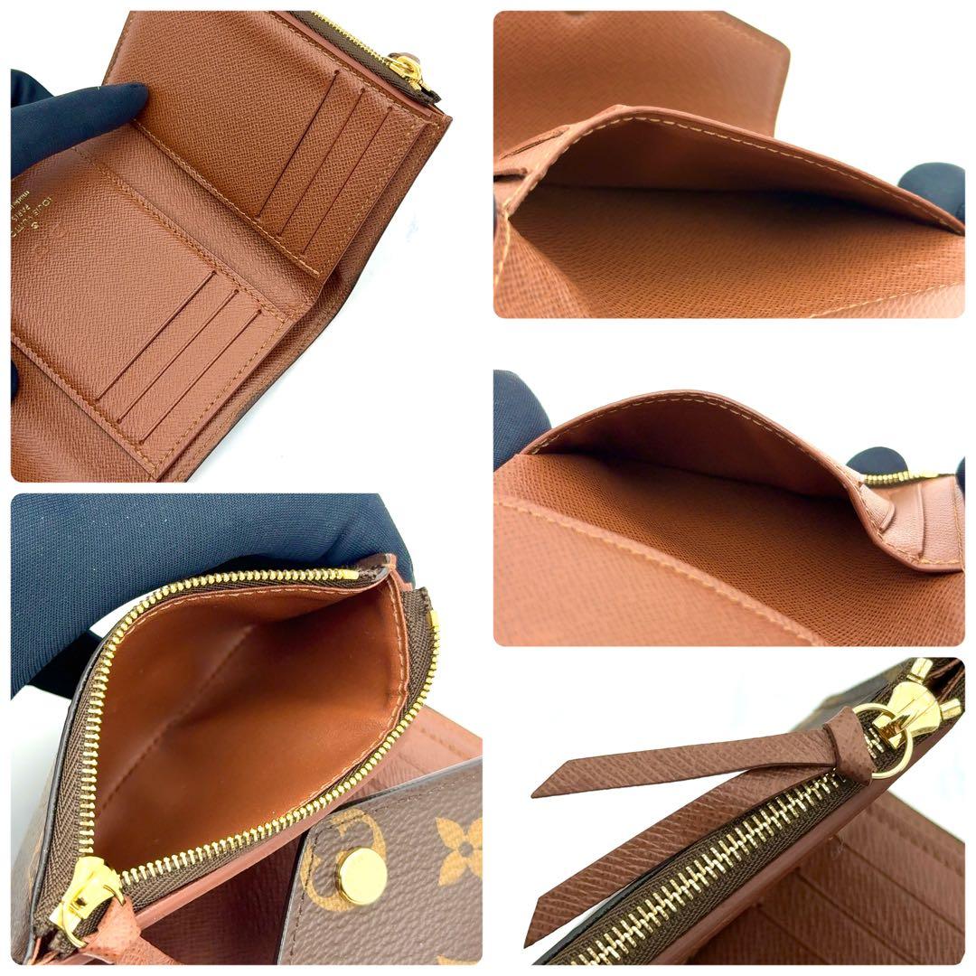 【新品級】ルイヴィトン モノグラム ポルトフォイユ ヴィクトリーヌ 三つ折り財布