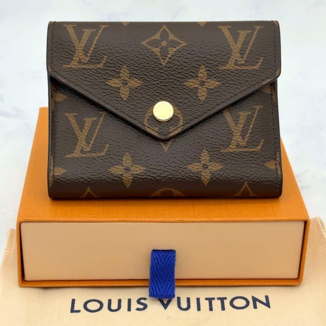 【新品級】ルイヴィトン モノグラム ポルトフォイユ ヴィクトリーヌ 三つ折り財布