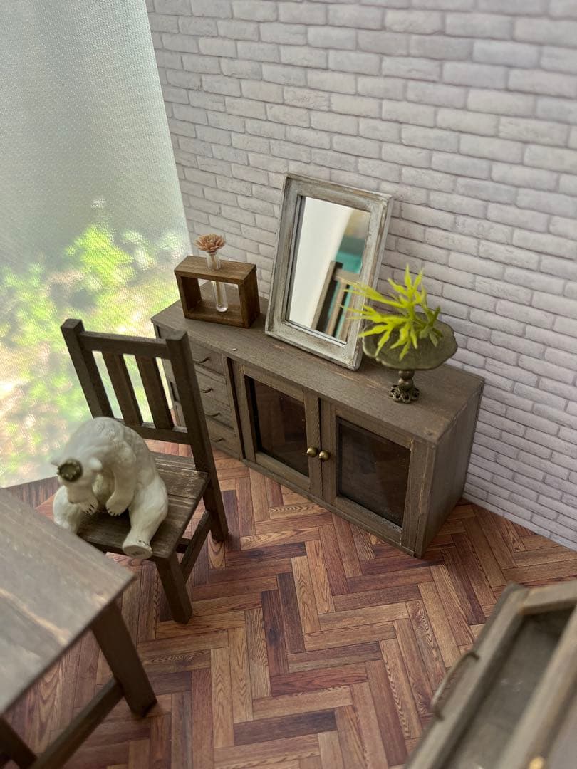 ✳︎no.397 ドールハウス用木製家具セット✳︎ シルバニア　ミニチュア