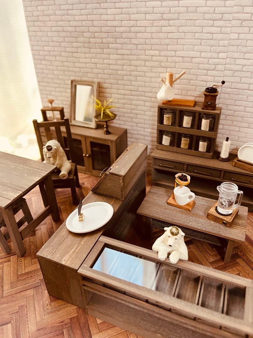 ✳︎no.397 ドールハウス用木製家具セット✳︎ シルバニア　ミニチュア