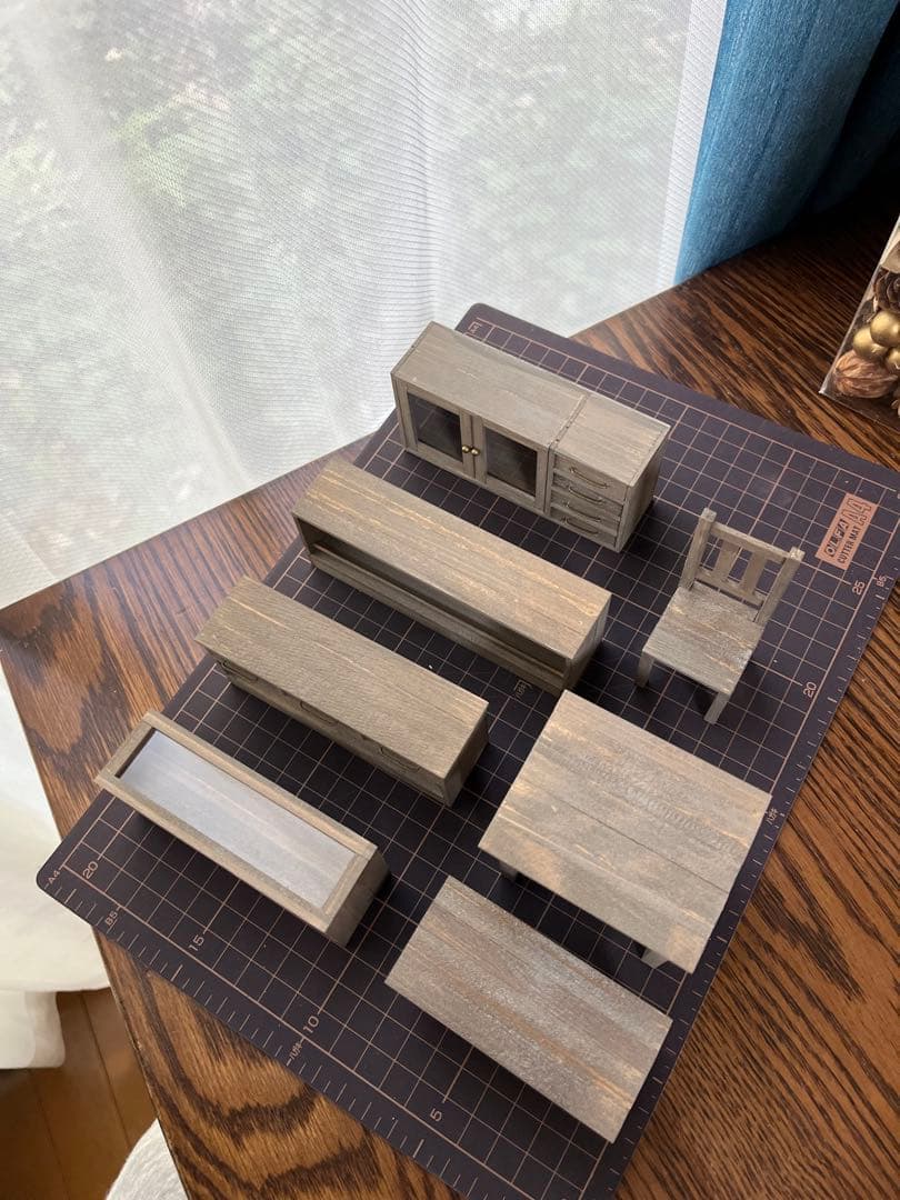 ✳︎no.397 ドールハウス用木製家具セット✳︎ シルバニア　ミニチュア