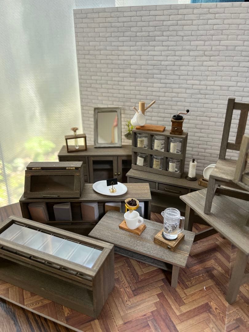 ✳︎no.397 ドールハウス用木製家具セット✳︎ シルバニア　ミニチュア