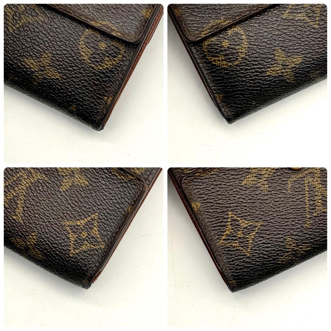 ルイヴィトン モノグラム 3つ折り財布 ポルトモネビエカルトクレディ 正規品