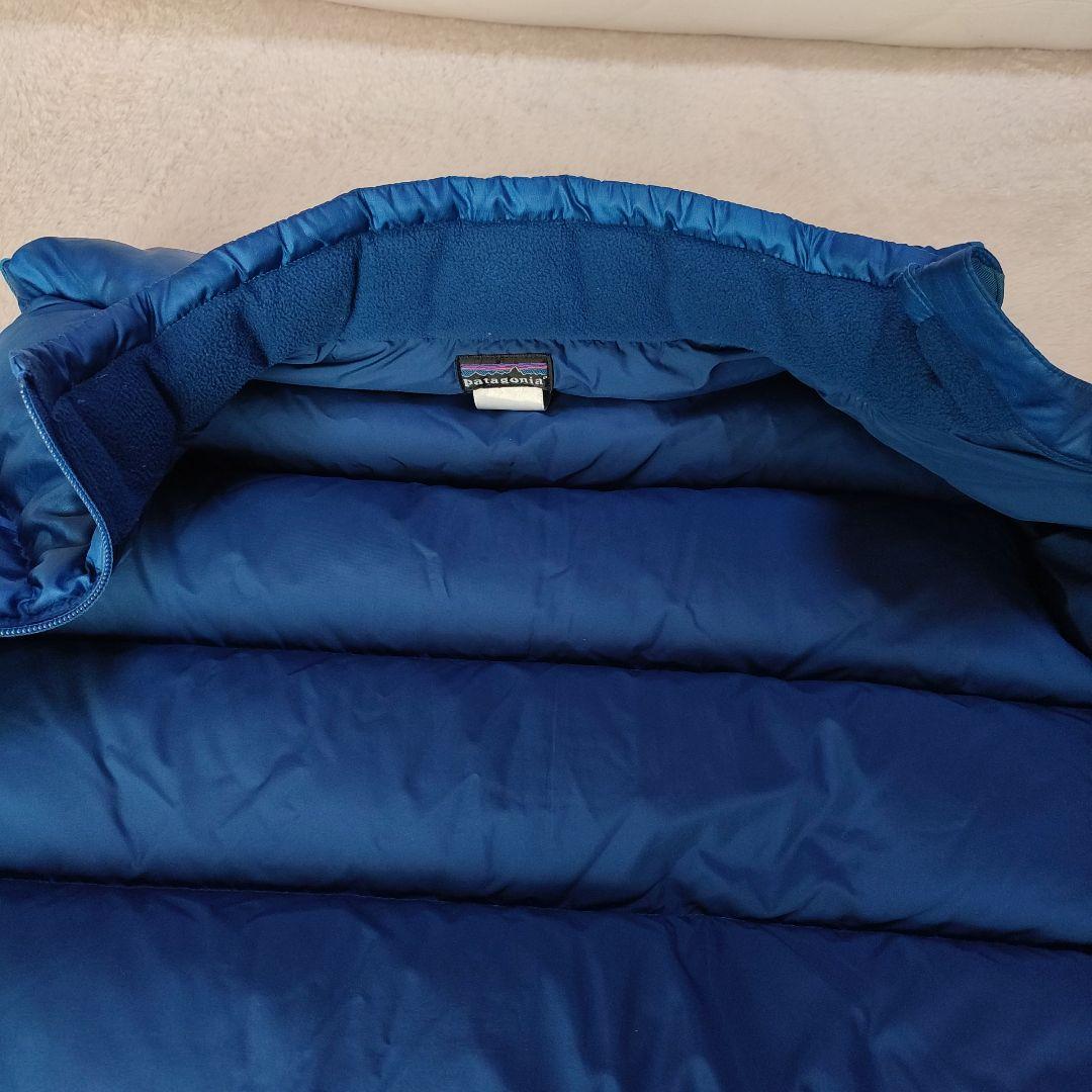 【肉厚】patagonia メンズ ダウンベスト L 青