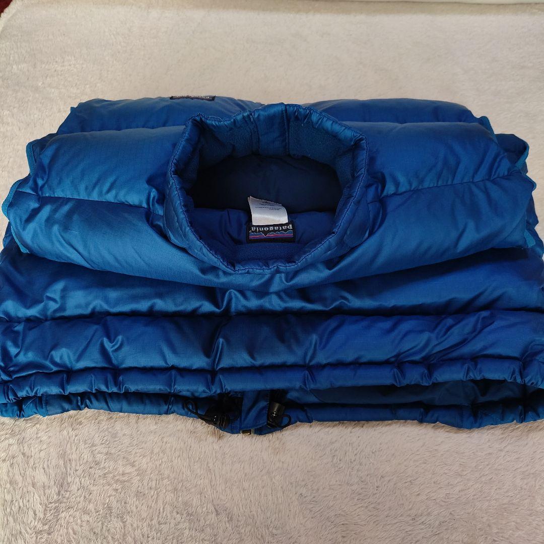 【肉厚】patagonia メンズ ダウンベスト L 青