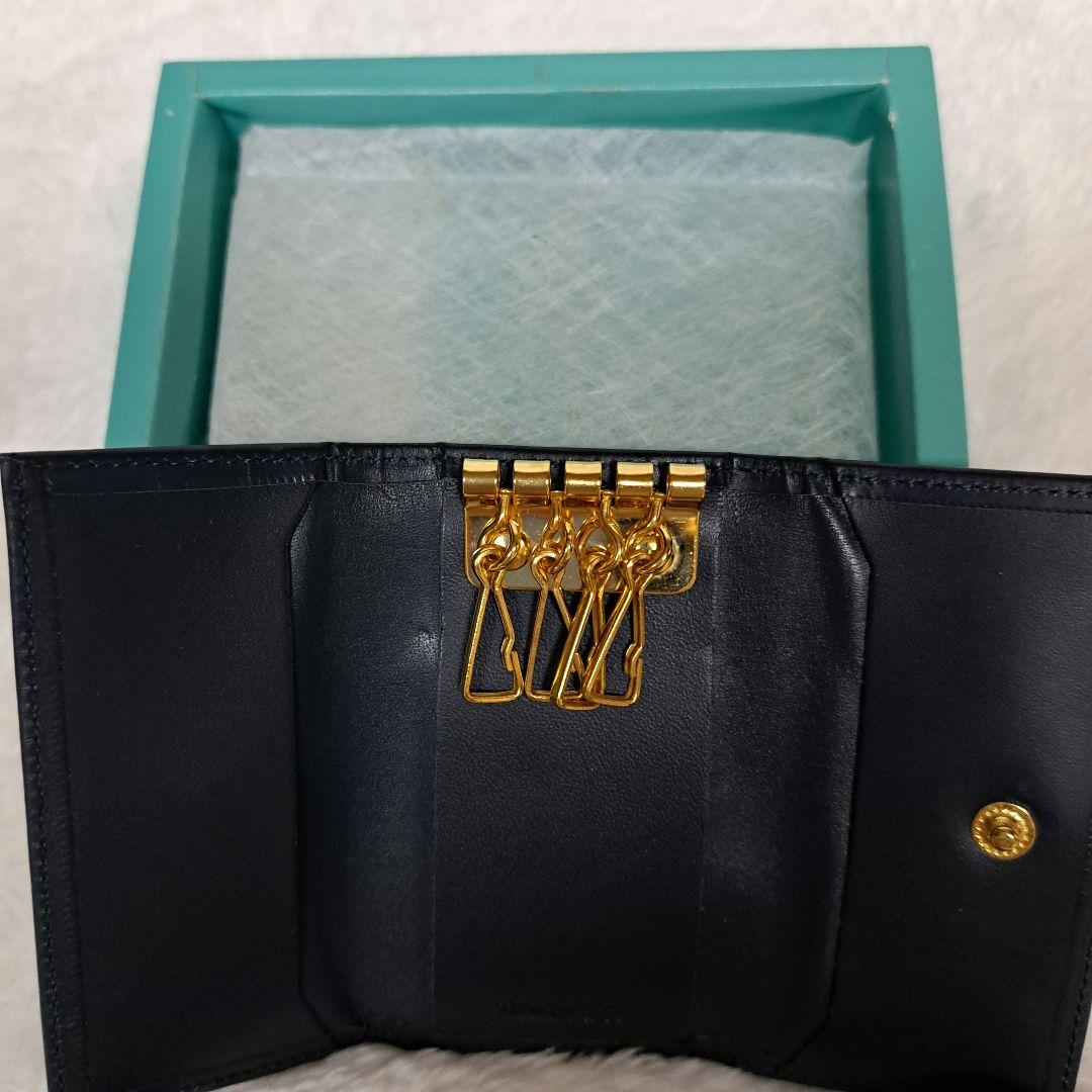 ティファニー　トヨタ　コラボ　キーケース　キーホルダー　レザー　希少　新品　美品