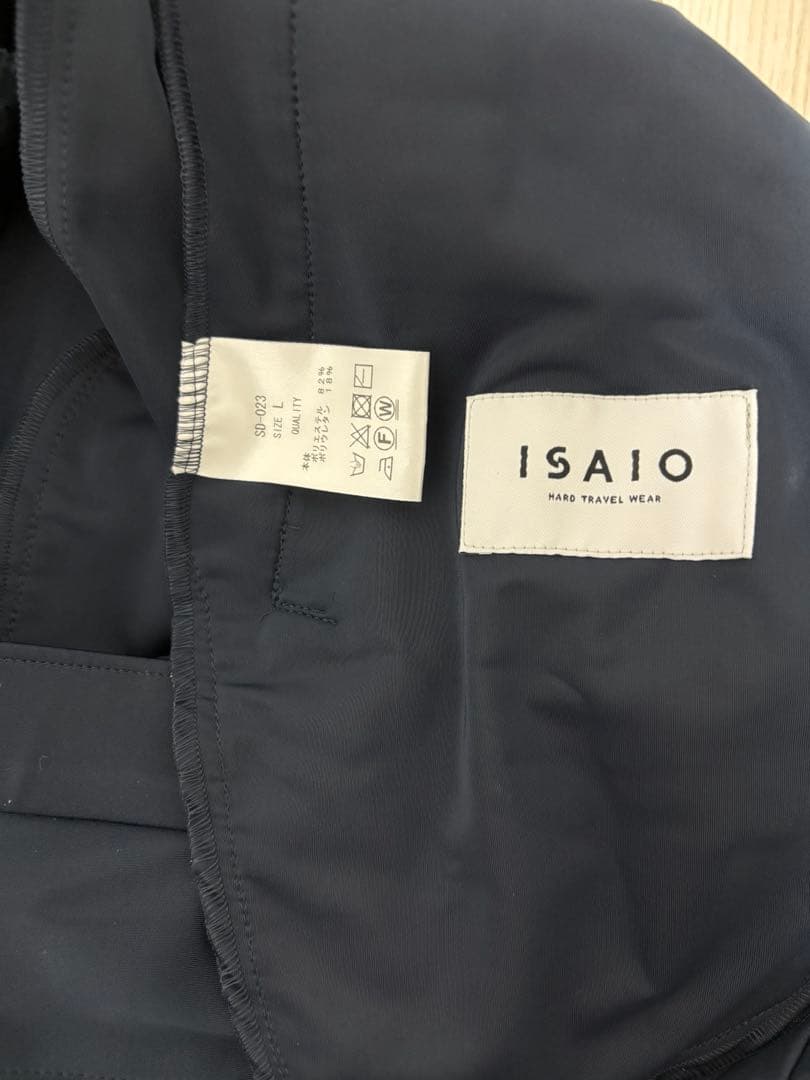 【12/4〆スカイブルー 】ISAIOネイビー スーツ Xサイズ上下セット